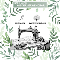 Klettband zum Nähen Set Flauschband + Hakenband in...