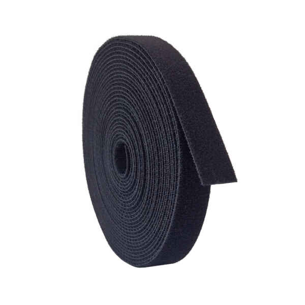 Klettband I Back to Back I 50 mm  x 4 m I in schwarz