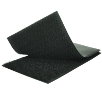Klettverschluss extra stark selbstklebend Set in schwarz