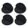 Klettpunkte Set extra stark selbstklend in schwarz Ø45 mm, 24 Stück
