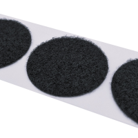 Flausch Klettpunkte extra stark selbstklebend in schwarz...