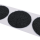 Flausch Klettpunkte extra stark selbstklebend in schwarz  Ø45 mm, 500 Stück