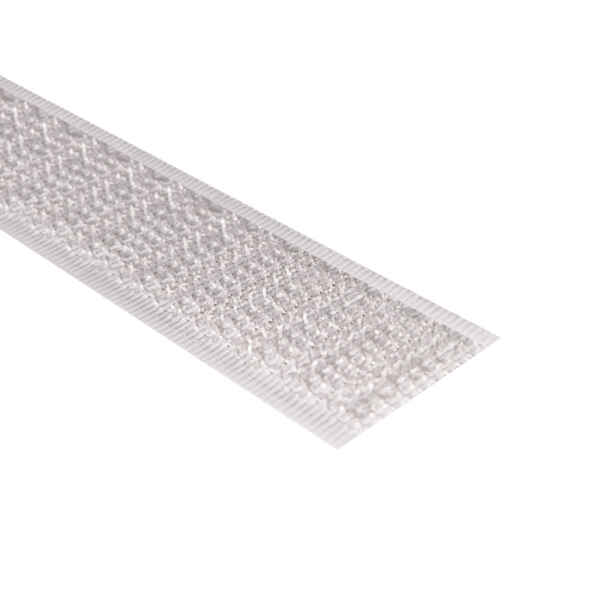 Klettband Haken zum Nähen in weiß, 20mm x 25m