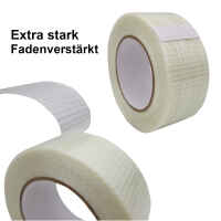 Klebeband Fadenverstärkt extra stark Filamentband...