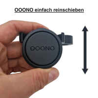 Halterung kompatibel für OOONO NO2 CO-Driver anbringbar an der Sonnenblende, extra verstärkter Halter