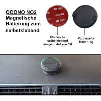 Set Magnetische Halterung + Abdeckung kompatibel für OOONO NO2 CO-Driver anbringbar mit Klebepad
