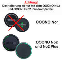 Halterung kompatibel für OOONO NO2 CO-Driver anbringbar an Lüftungsgitter, extra verstärkter Halter
