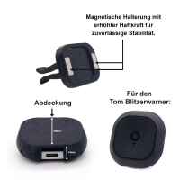 Magnetische Halterung & Abdeckung, anbringbar an Lüftungsgitter, passend für Tom Verkehrs-Assistent
