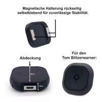 Magnetische Halterung & Abdeckung anbringbar mit Klebepad, passend für Tom Verkehrs-Assistent