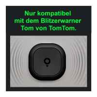 Magnetische Halterung & Abdeckung anbringbar mit Klebepad, passend für Tom Verkehrs-Assistent