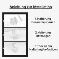 Magnetische Halterung & Abdeckung, anbringbar an Sonnenblende, passend für Tom Verkehrs-Assistent